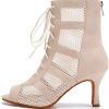 Salsa Jazz Booties (Beige)