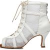 Salsa Jazz Booties (White)
